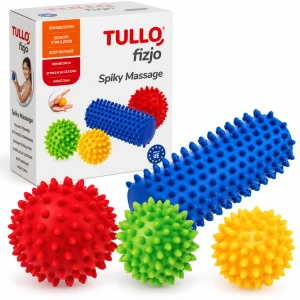 Tullo Fizjo Spiky Massage Zestaw do masażu 4 szt.