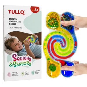 Gniotek sensoryczny squishy tunel z cieczą